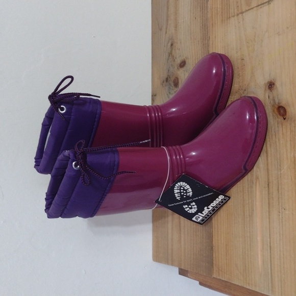 LaCrosse Vintage Pink & Purple Waterproof Slip Resistant Snow Boots NWT … - Picture 1 of 15